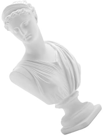 Garneck Göttinnen-büste Aus Kunstvollem Harz Stabile Flache Basis Filigrane Details Kompakte Für Wohnraumdekoration Als Freundliches Einweihungsgeschenk Und Vielseitig Einsetzbar Im Wohnzi
