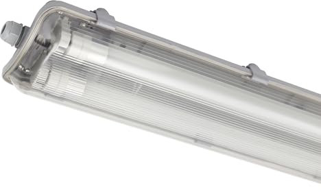LED's light Basic 2400111_04 Feuchtraumleuchte mit LED-Röhren 60 cm 2x 9W neutralweiß IP65