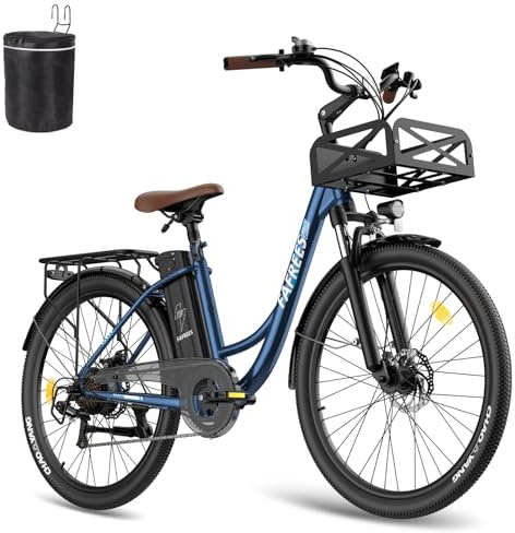 Fafrees F26 Lasting [ Offiziell ] E Bike Herren Mountainbike 36V 20,3AH Akku, E Fahrrad 26 Zoll, Ebike Damen 250W 120kg, Elektrofahrrad 25km/h, Electric Bike für Erwachsene