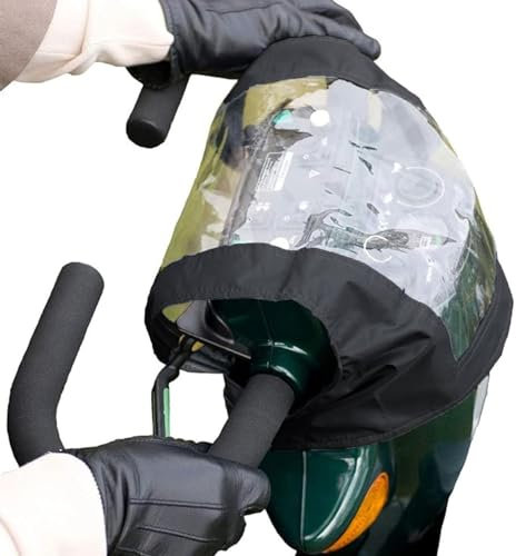 1 Pcs Control Panel Waterproof Cover,Scooter Waterproof rain Cover,Console Waterproof Cover,for use When Riding Out in Bad Weather Such as Rainy Days,Scooter Control Device,Waterproof and Adjustable