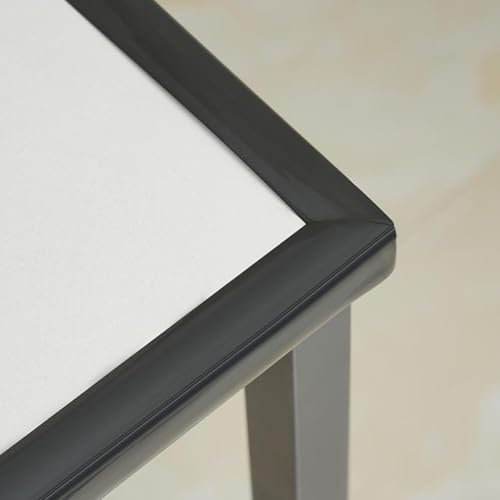 Bodenleiste, Kantendekoration, 6 m x 2 cm, Wand-Eck-Dekorstreifen, PVC, selbstklebende Wandecken-Dekorstreifen, Dekoration für Küche, Badezimmer (6 m x 2 cm, schwarz)
