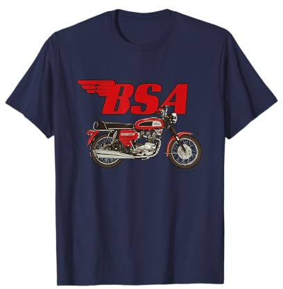 BSA Logo Rocket 3 Roadster Motorcycle T-Shirt