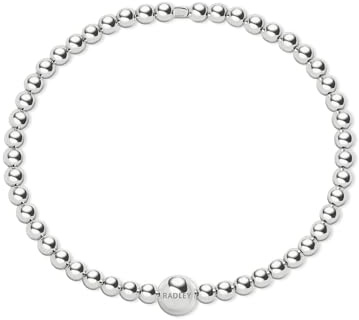 RADLEY Silver Plated Twist Bubble Bangle