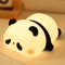 YISUN Veilleuse Enfant Silicone Panda Décoration Douce Lumière pour Enfant Garçon Fille Anniversaire