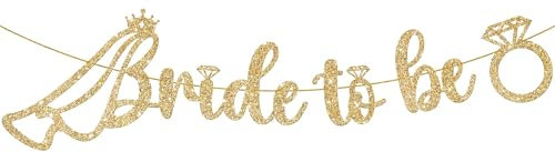 LXONTSG Banner Sposa, Decorazioni Matrimonio, Striscione Bride, Party Banner Bride, per Matrimonio e Feste