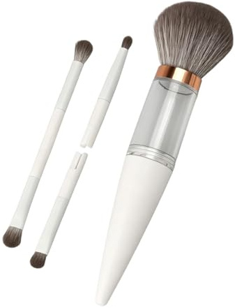 Mini Brochas Maquillaje Herramienta Cosmética Portátil y Reutilizable | Kit Pequeño Brochas Y Accesorios Cosmética para chicas, mujeres, principiantes, tocador, boda, novia, salón,