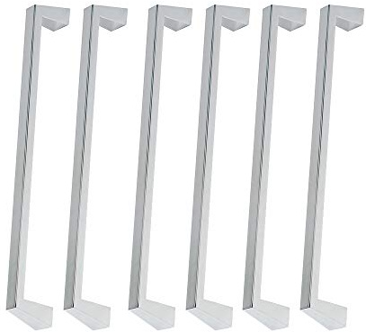 6 Un. TIRADOR Asa 160MM cromo mate Mueble COCINA puerta cajón Armario