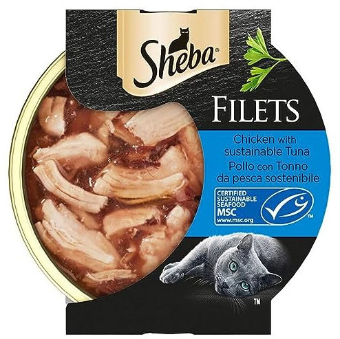 Sheba Filets Huhn und Thunfisch 60g