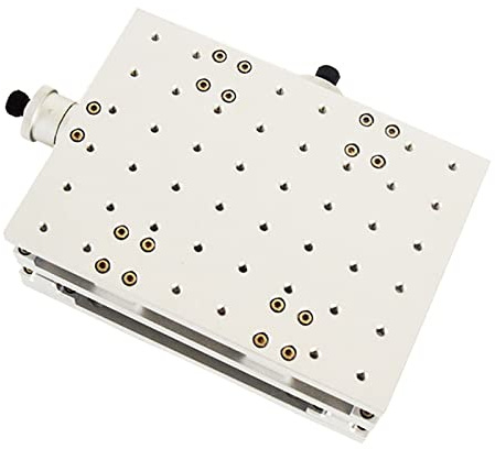 INTBUYING 2 Axis Moving Table for Laser Marking Engraving Machine Portable XY-Axis Moving Workbench 210 * 150 * 75mm