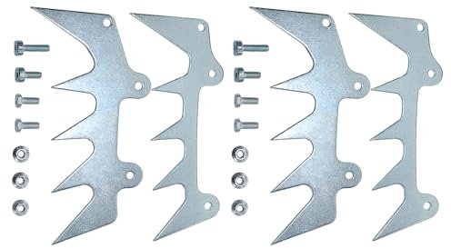 Adefol Griffes de Chain Kits pour Stihl MS660 MS460 MS440 066 046 044, Butée à Griffes + Vis Assorties + Tendeur de Chaîne + Boulon et Écrou Pièces Tronçonneuse Accessoire (2 Griffes)
