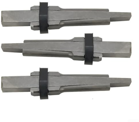 HEIBTENY 3 Stk Steinkeil, 23 mm Metallstopfenkeile, Zum Spalten von Hartgestein, Gestein, Granit und Beton, Hand Spalter, Spaltkeil Stein