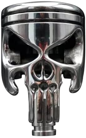 Totenkopf-Schaltknauf, Auto-Getriebe-Schalthebelgriff | Schalthebel- und Schaltknäufe, cooler Ersatzpassend für die meisten Automaten