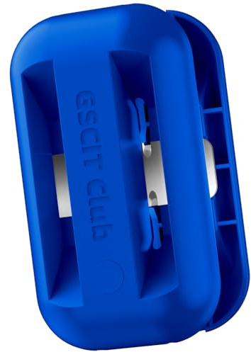 GSCIT Club Edge Banding Trimmer, with Tungsten Carbide Blades, Hand Planer Edge Bander for Burrs,Edge Corner Planer,Wood Chamfering Fillet Scraper,Edge Banding Cutter for PVC ABS Melamine (Blue)