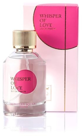 Berkeley Square Perfumes London Whisper Of Love Perfume for Women, Eau de Parfum, Lily, Jasmine, Rose, Amber, Bergamot, 100ML