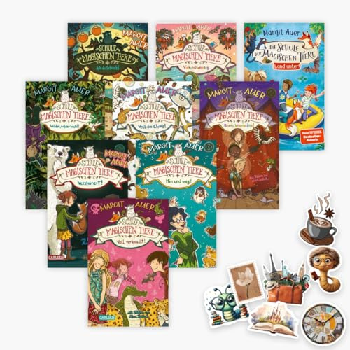 Die Schule der magischen Tiere Band 8-16 plus 1 exklusives Stickerset