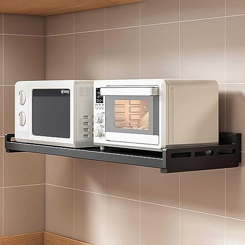 Générique Support pour Micro-Ondes Étagère Murale pour Four à Micro-Ondes - Solution de Rangement de Cuisine Peu encombrante | Four électrique, Support pour casseroles et poêles - Convient p