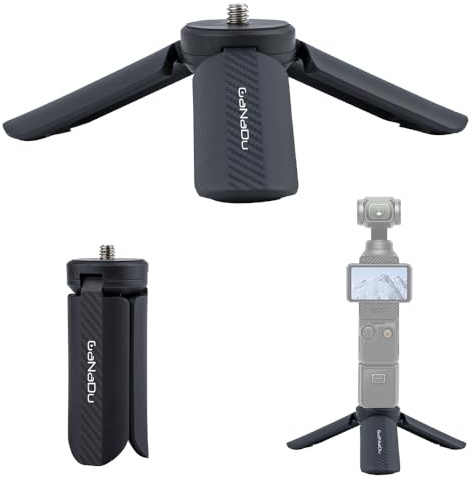 Mini Tripod with Universal Phone Holder & Cold Shoe, Lightweight Phone Stand Compatible with iPhone 14 Pro Max/14 Pro, for Camera/GoPro/Webcam (Mini Tripod Only)