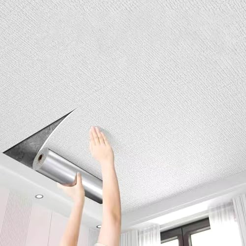 Cammeciso Dekorative Deckenfliesen,Selbstklebende Deckenplatten,Deckenverkleidung Feuchtraum,Dekoren Deckenpaneele,Leichtgewichtig,FüR Die Wand Decke TüR Vom Studio BüRo