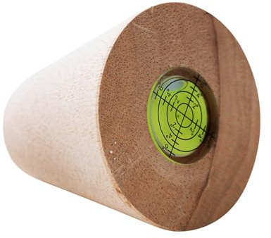 ARTSEWPLY Moldeador de Bordes Redondos para Cerámica de Madera Herramienta para Recortar y Modelar Conos de Arcilla con Nivel de Burbuja Precisión para Artistas y Aficionados al Modelado