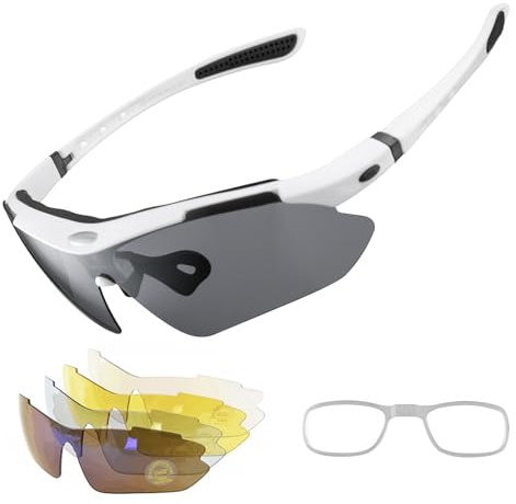 ROCKBROS Polarized Sunglasses Men Women Cycling/Pickleball/MTB Glasses UV Protection, Suitable for Myopia Glasses