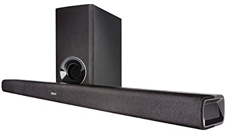 Denon DHT-S316 2.1 Flache TV Soundbar mit kabellosem Subwoofer, Bluetooth, HDMI ARC, Dolby Digital, DTS, optischer Eingang