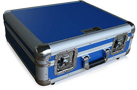 Valigetta per giradischi Technics Turntable DJ, Blu