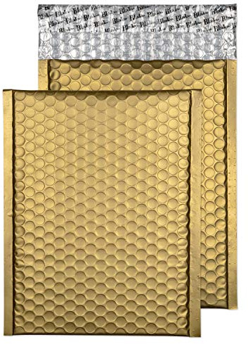 Blake Purely Packaging MTMG250/10 Luftpolstertaschen, C5+, matt, metallisch, 250 x 180 mm, 10 Stück
