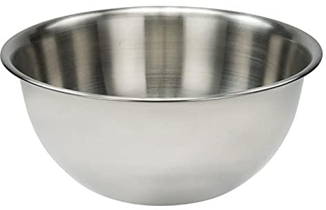 28cm - 3.75L - 4 Quart Premium Mixing Bowl | Meal Preparation | Stainless Steel - Nesting Bowl for Space Saving Storage - Great for Meal Prep, Serving, Salads, Baking, Cooking, Marinating