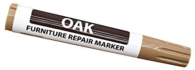 Fiacvrs Pennarelli per riparazioni in legno, penna per ritocchi, kit di riparazione graffio, penna per ritocco mobili, kit di riparazione mobili, penna a colori complementare (quercia)