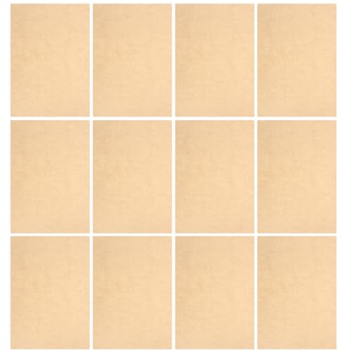 Tofficu Retro A4 Vintage Parchment Paper 50 Sheets Light Sepia Unbleached Writing Paper for Certificates Diplomas DIY Letter Printing