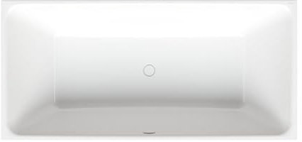 Betteloft Badewanne, 190x90x42 cm, 3173-000Plus, Farbe: Weiß glänzend