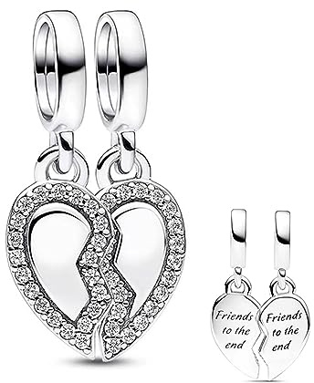 Amuefer S925 Charms Freundschaft goldene Pflanzen Familie Anhänger | Geschenk für Frauen, Mädchen, Freunde, Ehefrau, Mutter, Tochter – Geburtstag, Jahrestag, Valentinstag, Weihnachten