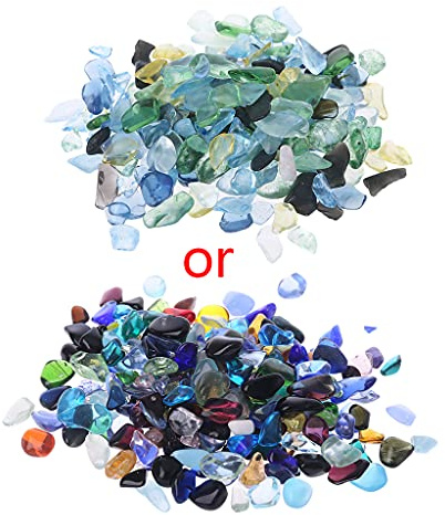 caoxhenr Piedras naturales para pecera, gravas decorativas, rocas de jardín, pequeñas rocas de jardín, cubierta de suelo para acuarios, peceras, jarrones, rellenos