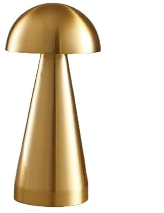 Luxus - Tischlampe Touch - Emmanuelle - Gold - H21 x Ø9 - Terrassenlampe - Schreibtischlampe - LED - Wiederaufladbar - Dimmbar - Kabellos - Tischlampe für innen und außen
