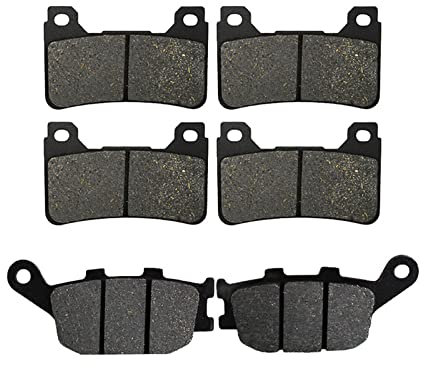 ZJARZWYG Für CBR600RR CBR 600RR CBR600 RR CBR 600 RR 2005 2006 Motorrad Bremsbeläge Vorne Und Hinten Motorrad Bremsbeläge (Farbe : Vorderseite und Rückseite)