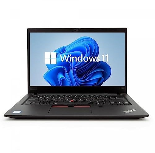 Lenovo ThinkPad T480s Laptop | 14 pollici | 1920 x 1080 | Intel Core i5-8350U | 16 GB DDR4 RAM | 512 GB NVMe | DE-QWERTZ | Windows 11 Pro | 1 anno di garanzia | (ricondizionato)