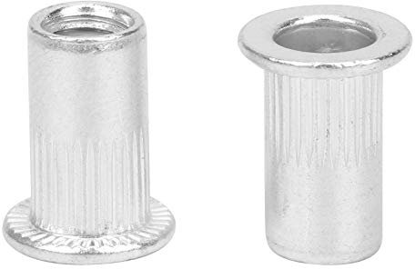flexman 100 Dadi per Rivetti Ciechi M5, Inserti per Dadi per Rivetti in Alluminio, Dadi per Rivetti Filettati per Automobili Ascensori Interruttori Metri Mobili
