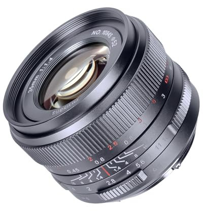 7artisans Objectif à focale Fixe Plein Format 35 mm F1.4 Mark Ⅲ avec Mise au Point Manuelle et Grande Ouverture Compatible avec Les appareils Photo sans Miroir à Monture L (Gris Titane)