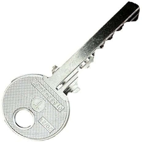 Clé PTT - T10 - Haute Précision pour Boîte aux Lettres et Interphone à Clé - Acier Argenté