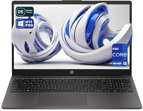 HP 250 G10 Laptop, Intel Core i5-1334U, 16 GB DDR4 RAM, 1 TB PCIe SSD, 15.6 FHD, Intel Iris Xe Graphics, QWERTZ Tastatur, Windows 11 Pro, Anthrazit