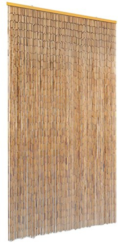 Cortina de Bambú para Puertas - Protección contra Insectos y Decorativa