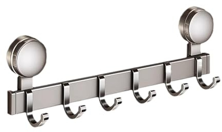 Nuyhgtr Ganci per accessori da bagno, ganci per asciugamani, ganci a ventosa, ganci per asciugamani da doccia, ganci a ventosa bagno, ganci a ventosa, organizer da bagno a ventosa per camera da letto