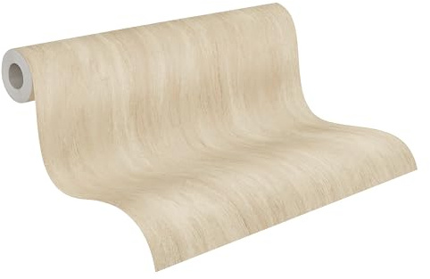 A.S. Création Elements II 398011 Papier peint intissé aspect bois Beige 10,05 x 0,53 m