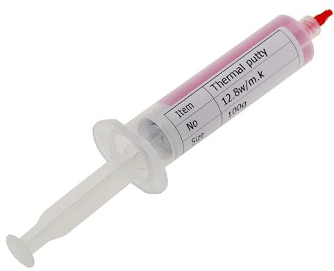 KALEA-INFORMATIQUE Wärmeleitpaste in Gelform, Tube 100 g, Farbe Rosa 12,8 W/m.k