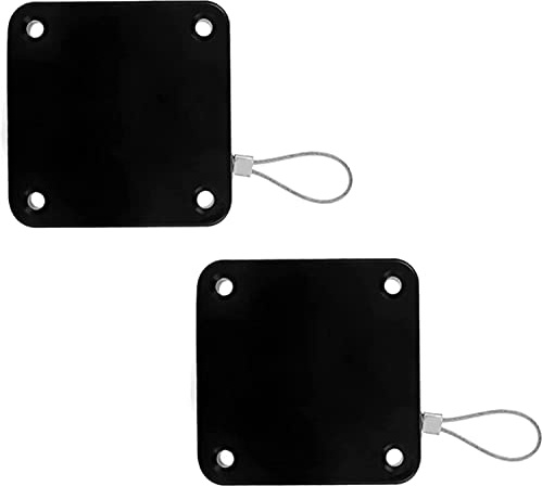Chiudiporta automatico con sensore da 2 pezzi, porta scorrevole della cucina Buffer silenzioso semplice for interna in vetro di legno(Black1000g Rally)