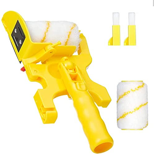 Paint Edger Roller Brush, TOPIND Clean Cut Paint Edger Portable Paint Edger Tool DIY Multifunctional Hand-held Clean-Cut Paint for House Wall Ceiling Door Painting
