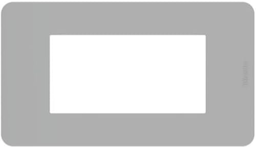 BTICINO MatixGO Technopolymer Material Plate Grey JA4804JG Plate MatixGO 4 modules