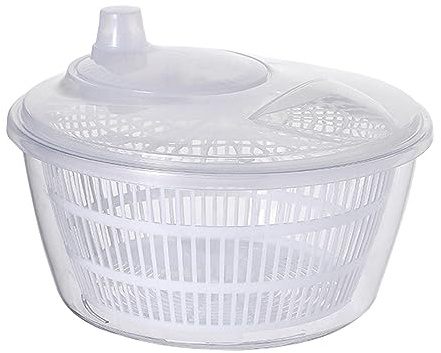 Goowafur Salad Spinner and Dresser | Salad Spinner Vegetable Dryer for Washing and Drying Salad | Lettuce Spinner with Colander and Bowl for Salads, Lettuces, Fruits,Vegetables