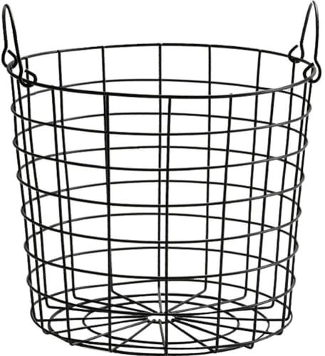 Trådförvaringskorgar med handtag, praktiska förvaringskorgar av metall för frukt och grönsaker, små trådkorgar för kök och skafferi