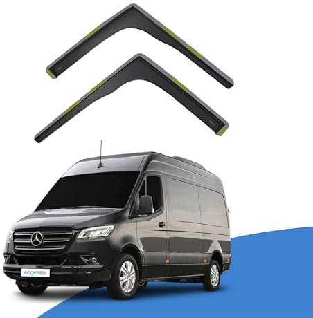 VTRWLMWN 4 Stück Car Comfort Windabweiser, für Mercedes Sprinter W907 MK3 2018- Reduziert Windturbulenzen Windabweiser-Zubehör die Fahrer und Beifahrerseite Windabweiser